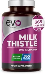 Milk Thistle Tablets | 80% Silymarin | 365 Tablets | Vegan Supplement | Milk Thistle Capsules Alternative | Made in The UK - Image 2
