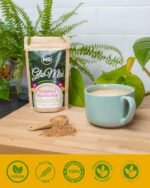 Mix & Glow - All-in-One Superfood Powder, Plant Based, Prebiotic Blend of 15 Advanced Herbs, Greens and Adaptogens, Including Turmeric, Ginger, Cacao and MCT Oil, Gluten-Free, (30 Servings). - Image 2