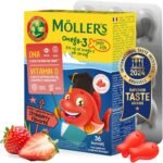 Moller’s ® | Omega 3 Jellies for Children | Strawberry | 36 Capsules - Image 2
