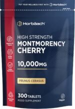 Montmorency Cherry Tablets 10,000mg | 300 Tart Cherry Active Pills - 5 Months Supply | 50:1 Natural Tart Cherry Extract Supplement for Men & Women | Vegan | by Horbaach - Image 2
