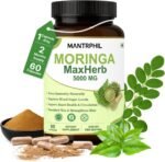 Moringa Capsules 5000mg - 2 -Month Supply | 60 High-Strength Moringa Capsules | Pure Potent Leaf Extract - No Additives | Vegan, Non-GMO & Lab-Tested - Image 2