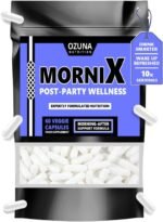 Mornix Morning Reset Supplement | Next-Day Wellness, Energy, Hydration & Vitality Support | NAC, ALA, Ashwagandha, Maca, Vitamins & Taurine – 60 Capsules - Image 2