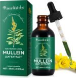 Mullein Drops Mullein Leaf Extract for Lung, Mullein Leaf Liquid Drops, Mullein Extract with Chlorophyll, Natural Health Supplement Drops for Lung Cleanse and Respiratory Health, Fast Absorption, 60ml - Image 2