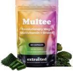 Multee High Potency Multivitamin - 30 Day Supply - 40 Essential Multi Vitamins & Minerals Supplements C, D, B12, Iodine & Supergreens Blend, Daily Nutritional Support, 60 Vegan Capsules - Image 2