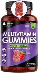 Multivitamin Gummies High Strength for Men Women - Vegetarian +14 Essential Vitamins & Minerals - Gluten Free, Non-GMO Multi Vitamins Chewable Adults Vitamin C A D E B12 B6 & Biotin, Zinc & Iodine - Image 2