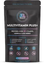 Multivitamin Plus+ | All-in-ONE Supplement | 30+ Vitamins, Minerals & Herbs | Ashwagandha, Lion's Mane, Turmeric | Vegan | UK Made | 1 Month Supply - Image 2