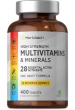 Multivitamin Tablets for Men and Women | 400 Count (13 Months Supply) | with 28 Essential Nutrients Including Vitamin D, B12, Zinc and Iron | A-Z Vitamins & Minerals | by Horbaach - Image 2