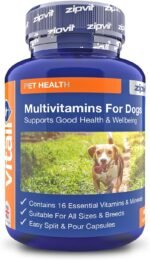 Multivitamin for Dogs, 180 'Split and Pour' Capsules. Pet Multi Vitamin Providing 16 Essential Vitamins and Minerals. - Image 2