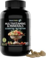 Multivitamins & Minerals | 365 Vegan Tablets | 1 Year Supply | One a Day | Multivitamin Tablets for Men and Women with Essential Active Vitamins & Minerals A-Z | Made in UK | by NutriVolv - Image 2