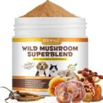 Mushroom Powder for Dogs & Cats,Natural Pet Supplement Mushroom Powder Support Gut Digestion,Boosting Immunity, Heart, Brain,Easy To Absorbed,Bacon Flavor - 4.23 oz(120g) - Image 2