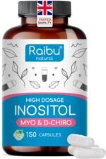 Myo Inositol & D Chiro Inositol Supplement 150 Capsules - PCOS & Hormonal Balance Support - Enriched with Folic Acid, Vitamin B6 & Chromium - High Strength Vegan Capsules from Raibu - Image 2
