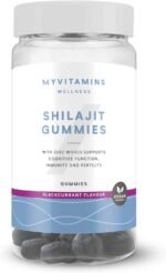 Myprotein Shilajit Gummies – Shilajit & Ashwagandha Blend with Zinc, B6 & B12 – Blackcurrant Flavour – Daily Support for Immunity, Hormones & Energy – Vegan Gummies (60) - Image 2