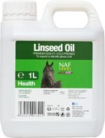 NAF Linseed Oil for Horses 1L – Cold-Pressed Omega 3 Supplement – Supports Skin, Coat Shine, Condition & Energy – Natural Source of Fatty Acids for Daily Feeding - Image 2