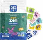 NATPAT Pet Zen Calming Patches for Dogs & Cats – Non-Medicated Effective Stress Relief for Travel, Fireworks & Separation Anxiety - Long Lasting & Non-Toxic (24 patches) - Locket sold separetely - Image 2