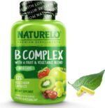 NATURELO B Complex (One Daily) - Food-Based Blend - All B-Vitamins - Vitamin B6, Folate, B12, Biotin, Niacin, CoQ10 - Best Natural Supplement for Energy - 120 Vegan Capsules | 4 Month Supply - Image 2