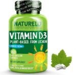 NATURELO Vitamin D3 (62.5mcg / 2500 IU) - from Lichen - Plant-Based & Sustainable - Bio-Active Colecalciferol - Bone and Immune Health - 180 Small Vegan Capsules | 6 Month Supply - Image 2