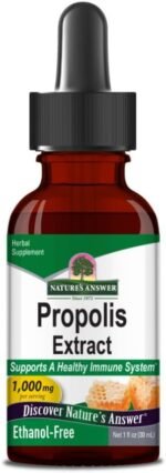 Natura Answer's Propolis Resin Alcohol Free, Immune Support, Gluten Free, Made in USA, Natural Bee Product, Suitable for Everyone, Pure Herbal Extract 30 ml - Image 2