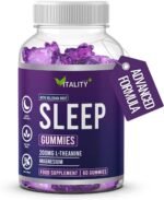 Natural Sleep Aid Gummies with Valerian Root & L-Theanine - Non-Habit Forming, Vegan, for Deep Relaxation & Restful Nights - 60 Chewable Gummies - Image 2