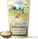 NaturaleBio Organic Psyllium Husk - 99% Purity - 200g. Pure & Natural Psyllium Seed Husks, Produced in India. High in Fibre, to be Mixed with Water, Beverages, & Juices, Vegetarian & Vegan. - Image 2