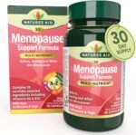 Natures Aid Menopause Support Formula – Multivitamin with SOYA Isoflavones & Sage Tablets – Supports Hormonal Balance, Energy & Mood – Vegan, Gluten Free, Non-GMO – 30 Capsules - Image 2