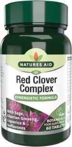 Natures Aid Red Clover Complex – with Isoflavones, Sage, Ginseng & Liquorice – Supports Women’s Health, Hormonal Balance & Menstrual Comfort – Vegan, Gluten-Free, Non-GMO Supplement - 60 Tablets - Image 2