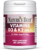Nature's Best Bone & Immune Boost - High Strength Vitamin D3 1000iu & K2 90µg - Optimal Support for Bones, Teeth, and Immune Function - UK Made - 60 Capsules (2 Months' Supply) - Image 2
