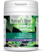 Nature's Best Ginkgo Biloba 6000mg - High Strength - Pure Grade Extract and Time Release Formula - UK Made - 120 Vegan Tablets (2 Months' Supply) - Image 2
