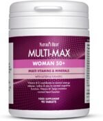 Nature's Best Multi-Max Multivitamin for Women Age 50+ - with Vitamin B6, Folic Acid, Zinc and More - UK Made - 90 Tablets (3 Months' Supply) - Image 2