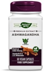 Nature's Way Ashwagandha Root Extract 500mg, Indian Ginseng, Ayurvedic Premium Extract, Standardised to 3.5% Withanolides, Suitable for Vegans and Vegetarians - 60 Capsules - Image 2