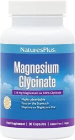NaturesPlus Magnesium Glycinate Capsules - Gentle Magnesium Supplement for Day and Night, Stress Support, Rest and Relaxation - Vegan, Gluten Free - 90 Capsules - Image 2