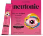 Neutonic Nootropic Focus Blend Powder | Wild Berry 16 Sticks | Caffeine Free, Zero Sugar | Support Memory, Mental Clarity, Cognitive Function | Boost Focus, Energy, Brain Health - Image 2