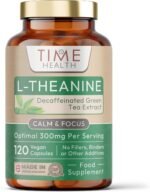 New: L-Theanine - Natural Green Tea Extract (Decaf) - 120 Capsules - 300mg L-Theanine per Serving - Sleep & Relaxation Support - Mental Clarity - Non-Synthetic Theanine - UK Made - Zero Additives - Image 2