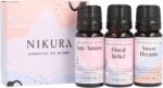 Nikura | De-Stress Essential Oil Blends Set - Floral Relief & Sweet Dreams | for Aromatherapy, Soap and Candle Making, Sleep, Diffusers for Home, Vegan, 100% Pure and Natural - Image 2