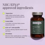 Noops Nootropics BrainCare Night for Mood & Relaxation - L-Theanine, Ashwagandha KSM-66, Vitamin D, Zinc, Montmorency Cherry, Magnesium Glycinate, Lemon Balm & Lavender Supplement, 60 Capsules - Image 2