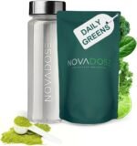 Novadose Daily Greens | 52 Advanced Super Greens Powder, Superfoods, Vitamins & Minerals. Vegan & Gluten-Free, Advanced Natural Formula, UK Made, 180g, 30 Servings & A Free Premium Bottle! - Image 2