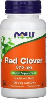 Now Foods – Red Clover 375mg | Herbal Support for Hormonal Balance & Detox – 100 Capsules - Image 2