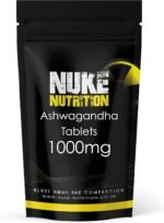 Nuke Nutrition Ashwagandha Tablets | 60 Tablets | 1000mg High Strength | Natural Easy Swallow Capsules | Pure Ashwagandha Root Supplement | Support Body Functions & Cognition | Vegan - Image 2