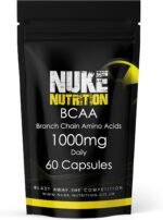 Nuke Nutrition BCAA Capsules | 60 Capsules 1000mg | Advanced Essential Amino Acids Supplement to Build Lean Muscle | Boost Recovery, Muscle Building & Growth | Leucine, Isoleucine & Valine | Vegan - Image 2
