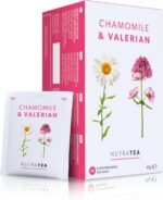 Nutra Tea Chamomile & Valerian Tea | Valerian Root Teabags For Sleep & Relaxation - Bedtime Tea & Sleep Teas For A Restful Night - 20 Individual Wrapped Bags - Herbal Infusion (1 Pack) - Image 2