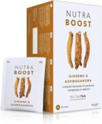 Nutra Tea NUTRABOOST - Energy Tea - Herbal Energy Boost Tea - Helps With Tiredness And Fatigue -Includes Green Tea, Ginseng & Ashwagandha - 20 Individual Wrapped Bags - Herbal Infusion (1 Pack) - Image 2