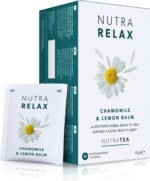 Nutra Tea NUTRARELAX - Night Time Tea For Sleep And Calm | Relaxing Tea Blend Including Chamomile, Passionflower & Lemon Balm - 20 Individual Wrapped Bags - Herbal Infusion (1 Pack) - Image 2
