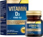 Nutraxin Vitamin D3 Tablets, 1000 IU – Contributes to The Maintenance of Normal Bones and The Normal Function of The Immune System - Non-GMO, Gluten-Free, Lactose-Free - 120 Tablets - Image 2