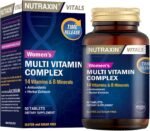 Nutraxin Womens Multivitamins Complex - 60 Tablets of 23 Essential Nutrients for Energy, Immune Support, Bone Health, & Skin Care - Includes Iron, Calcium, Vitamins, Biotin - 2 Tabs/Day - Image 2