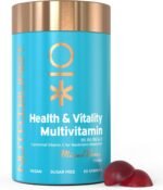 Nutriburst Multivitamins Health & Vitality Gummy Liposomal C B5 B6 B12, D - Plant Based, Sugar Free Supplement - 60 Gummies 1 Month Supply - Healthy Nutrition Suitable for Vegetarians and Vegans - Image 2