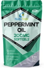 Nutrivolv Peppermint Oil 200mg | 120 Softgels | Fast Stomach & Bowel Relief | Healthy Digestion Support | Natural Peppermint Oil | Gelatine Capsules for Bloating, IBS, Gas, Nausea & Indigestion - Image 2