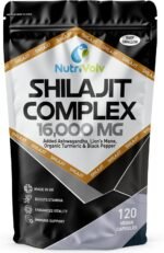 Nutrivolv Shilajit Complex 16,000mg – 120 Capsules | 60% Fulvic Acid | Himalayan Shilajit with Ashwagandha, Lion’s Mane, Turmeric & Black Pepper | Energy, Testosterone & Brain Support - Image 2