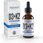 Nutroliq Vitamin D3 + K2 Liquid Drops - 4000IU Vit D3, 100mcg Vit K as MK7, MCT, Extra Virgin Olive Oil - For Immune & Bone Health, Better Energy, Calcium Absorption - Natural Peppermint Flavour, 60ml - Image 2
