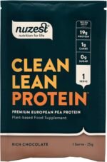Nuzest - Clean Lean Pea Protein - Rich Chocolate - Vegan Protein Powder - Complete Amino Acid Profile - Plant-Based Workout & Recovery Fuel - All Natural Food Supplement - 25g Sachet (1 Serving) - Image 2