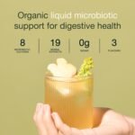 Nuzest - Inner Biome Blend – Liquid Probiotic – Digestive Health & Microbiome Support – 8 Microbiotic Cultures, 19 Fermented Herbs - Vegan Microbiotics for Gut Health – Organic - Ginger - 500ml - Image 2