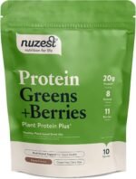 Nuzest - Protein Greens + Berries – Superfood Powder – Plant Protein Blend - Cocoa, 300g (10 Servings) - Image 2